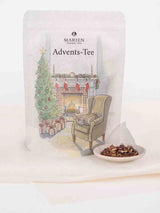 MARIENマリエンのクリスマススペシャルブレンド。袋タイプ(ティーバッグ16個入)とティーバッグ。クローブ、シナモンのスパイス入り、ドイツ伝統アドアドベントティー