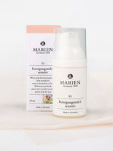 マリエンのクレンジングミルク・敏感肌用35ml、セサミオイル配合のクレンジング&メイク落とし(ヴィーガン)