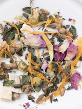 ヘルシーミールブレンド、マリエンの食後や美味しく食事を楽しむためのハーブティー(キャラウェイ、フェンネル入り)