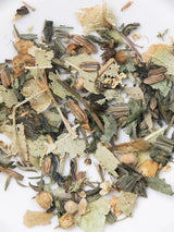 ディフェンスブレンド、マリエンの風邪などをひきやすい冬のためのハーブティー(リンデンフラワー入り)