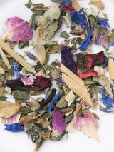 おやすみブレンド、マリエンの寝つけない、眠りが浅いときのハーブティー(レモンバーム、バレリアンルート入り)