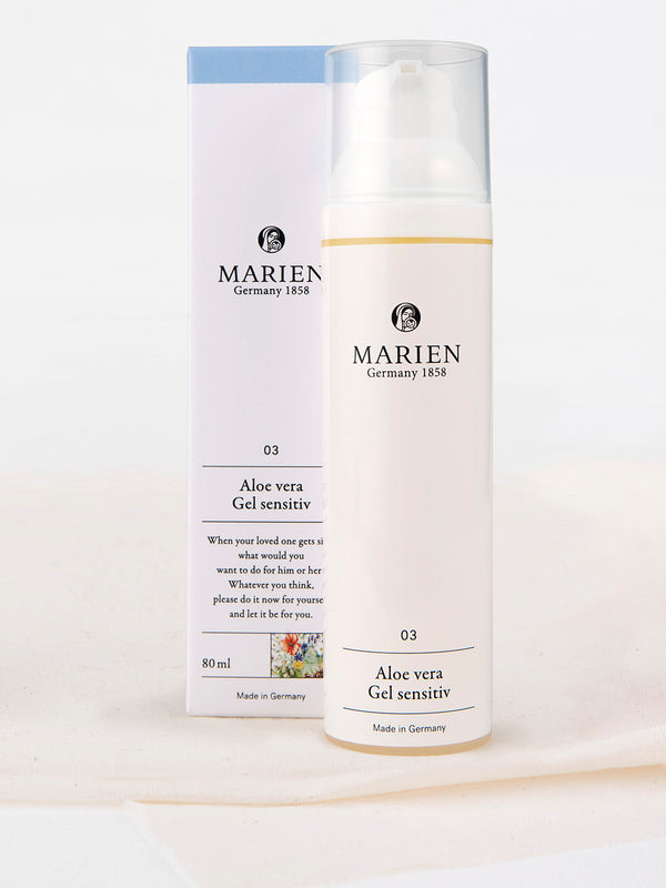 マリエンのアロエベラジェル80ml、保湿ジェル日焼け・敏感肌用、BIO品質（ヴィーガン）